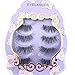 A02 2015 NEW 4 Pairs MESSY CROSS HALF MINI CORNER False Eyelashes LUXURIOUS BEAUTY eye Lashes