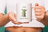 GrassVillage Dad Yoda Mug 11oz Funny Dad Gift Novelty Dishwasher Safe view 6