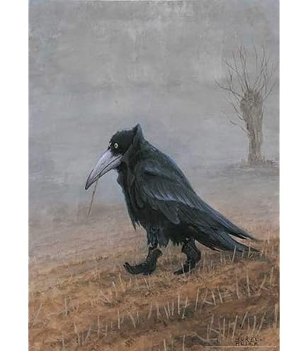 Amazon.com: Krahe Rudi Hurzlmeier Black Raven Crow In Boots