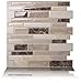 Tic Tac Tiles Anti-Mold Peel and Stick Wall Tile in Polito Bella (1 Tile)