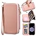 ELV Wallet Case for Samsung Galaxy S9 [PU Leather] Detachable 2in1 Folio Purse for Samsung S9 Credit Card Flip Case Protective with Card Slots, Stand and Magnetic Closure (Rose Gold)