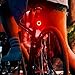 ESMK Ultra Bright LED Bike Tail Light USB Rechargeable Bike Light LED Bicycle Rear Light Fits On Any Road Bikes, Helmets. Easy To Install for Cycling Safety Flashlight - Round shape