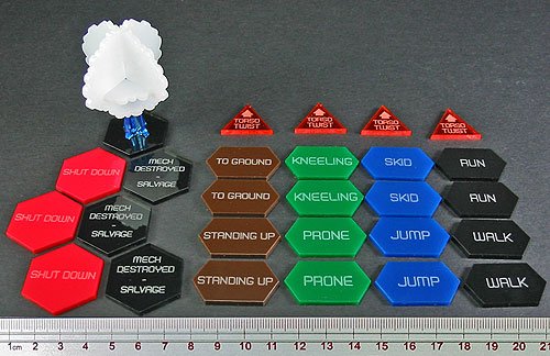 Mecha Combat Token Set