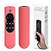 Case for Fire TV and Fire TV Stick Voice Remote 5.9inch, Akwox Light Weight [Anti Slip] Shock Proof Silicone Remote Case Cover with Lanyard (Watermelon red)