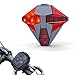 Youlanda Bike Tail Lights USB Led Rechargeable High Bright Bicycle Tail Lights with Turn Signal, Remote Control Fit for Any Bikes