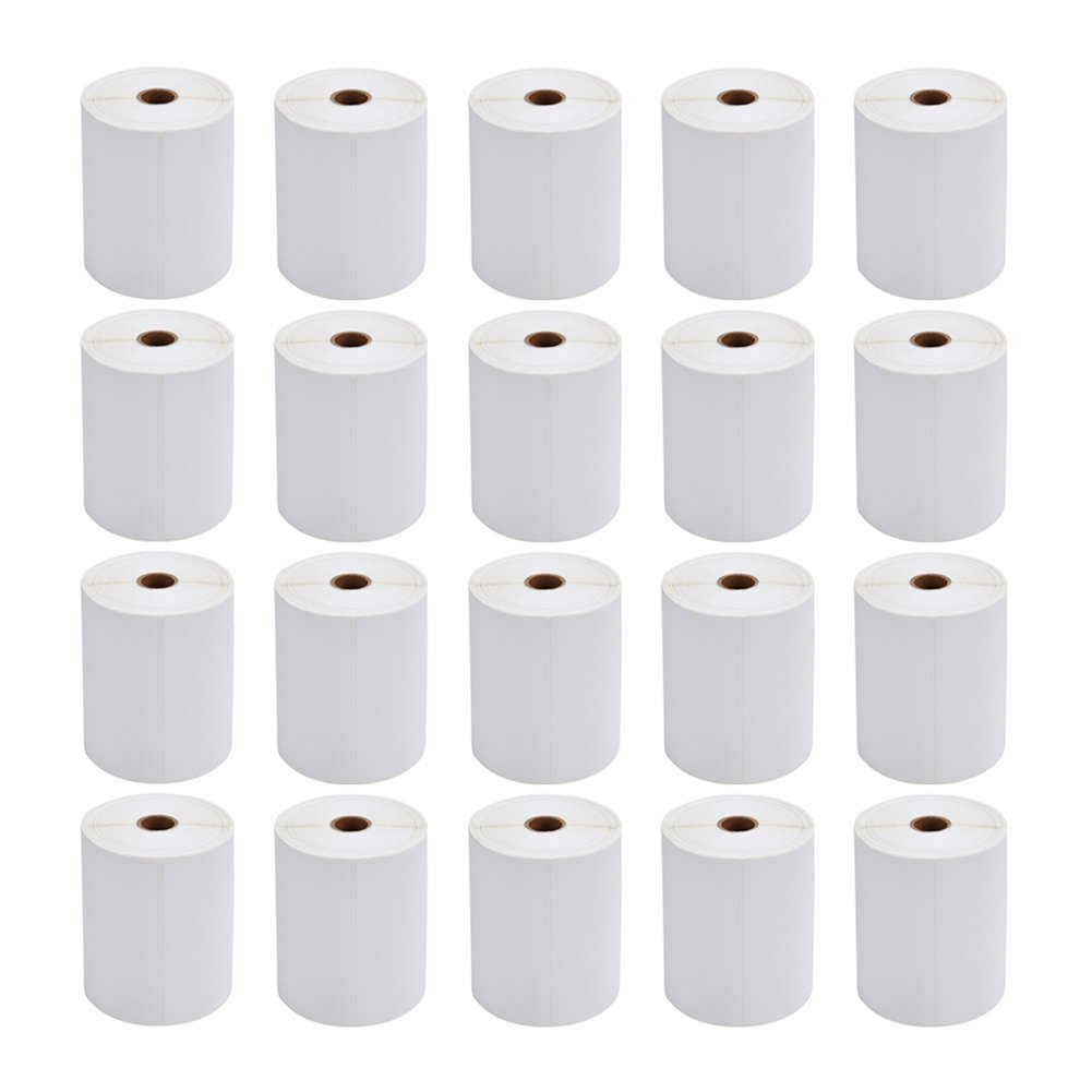 4x6 Thermal Labels For Zebra Printers – 500 Labels Per Roll, Plain White, Permanent Adhesive