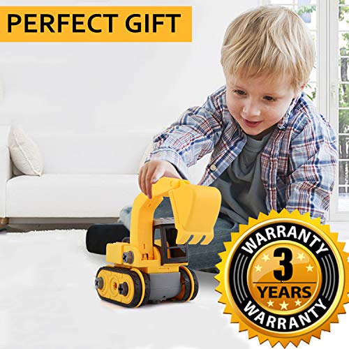 WisToyz Take Apart Toys, Toy Vehicles, Assembly Toy Excavator Constructions Set, Building Vehicle Play Set Screwdriver, Ideal Educational Toy Toddlers, Boys & Girls Aged 3, 4, 5, 6 - Thumbnail 6