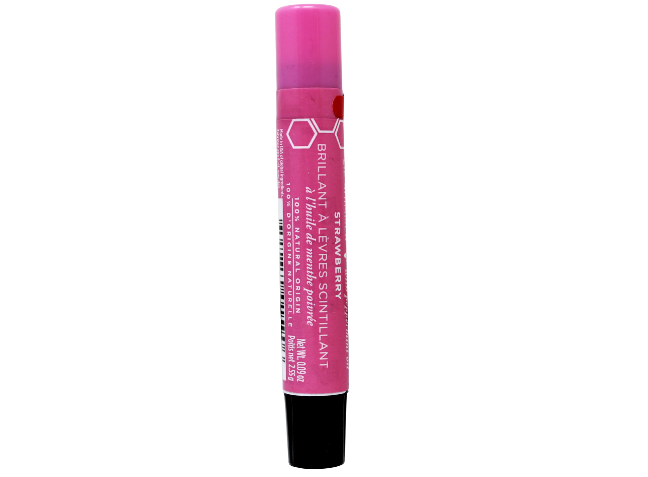 Burt's Bees 100% Natural Lip Shimmer, Strawberry, 2.6g