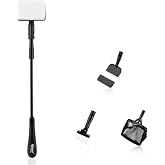 hygger Small Fish Tank Cleaner, Aquarium Cleaning Tools Kit with Handle, Seaweed Scraper, Fishing Net, Sponge Brush,Wall Brush (S)