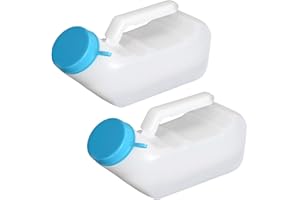 Ilyever Upgraded Urinals for Men with Glow in The Dark,1000ml Thick Pee Bottles with Lid,Spill Proof Urinal Bottle for Car,Ho