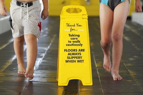 SlipDoctors Stone Grip Anti-Slip Floor Treatment, 1 Gallon Bottle, Yellow