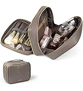MRSP PU Leather Makeup Bag Travel Cosmetic Cases Waterproof Organizer Pouch Portable Toiletry Bag...