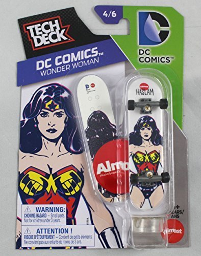 1 TECH DECK 96mm FINGERBOARD - WONDER WOMAN - ALMOST BOARD  