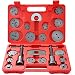 DASBET 22pcs Universal Disc Brake Caliper Piston Compressor Wind Back Repair Tool Kit for Cars