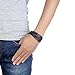 Ostan Mens Bracelet Men`s Braided Leather Bracelet Multilayer Fashion Wrist Cuff Bangle Black - (8.46)