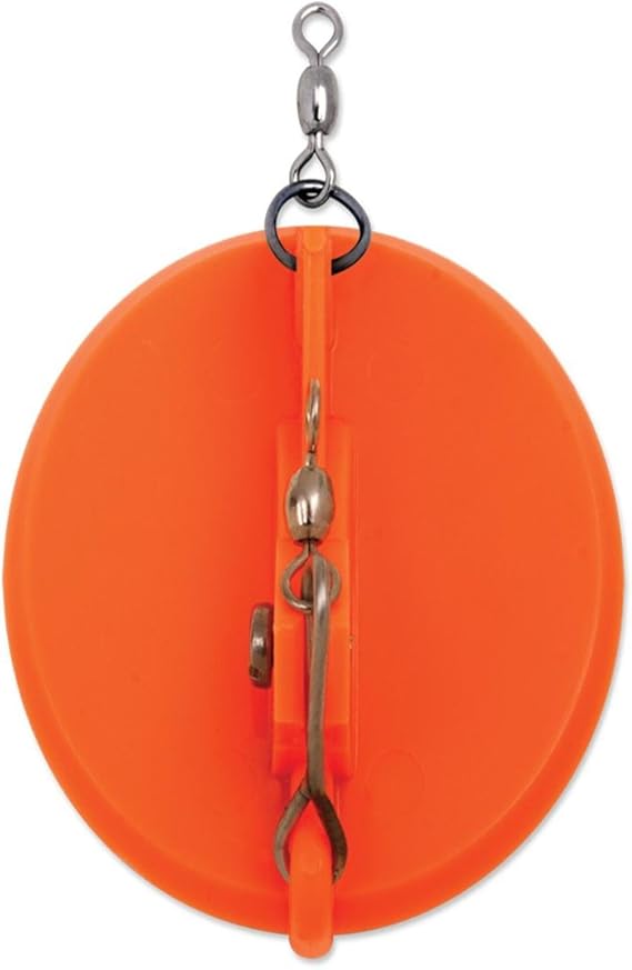 Luhr Jensen Mini Dipsy Diver, Fire/White Bottom, 2 1/4Inch