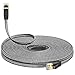 Cat 7 Ethernet Cable 20 ft, MORELECS Nylon Braided Cat 7 Internet Cable 20 ft Ethernet Cable RJ45 Network Cable Cat7 LAN Cable for PC Laptop Modem Router Cable Ethernet primary