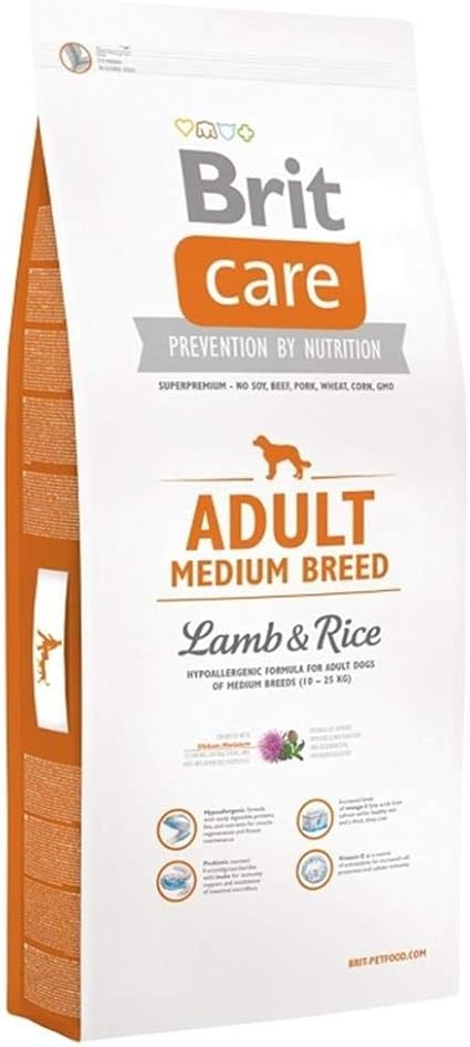 brit care adult medium breed lamb rice