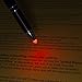 Lighted Tip Pen, Glowseen 2-Pack Technical Pens Light up Pen with Light,LED lighted Pen for Writing in The Dark(Red Light and White Light)