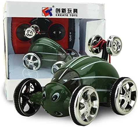 Gorgii Remote Control Car, Mini 360° Rotation RC Radio Remote Control Racing Stunt Flip Car Toy, Best Gift for Kids and Adults (Green)