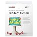 BOROLUX Fondant Cutters - Professional Letter and Number Cake Decorating Cutouts, 40 Piece Set