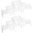 ihomecooker 12 Pack Clear Acrylic Display Stand Crafts Stand Cupcake Risers 4" x 3''x 2''