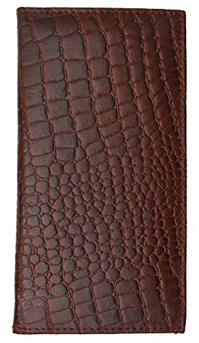 New High End Marshal Leather Checkbook Cover Case #156-CR