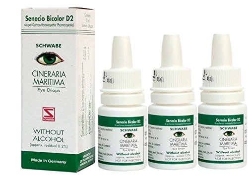Dr.Willmar Schwabe Germany Cineraria Maritima D2 Eye Drops