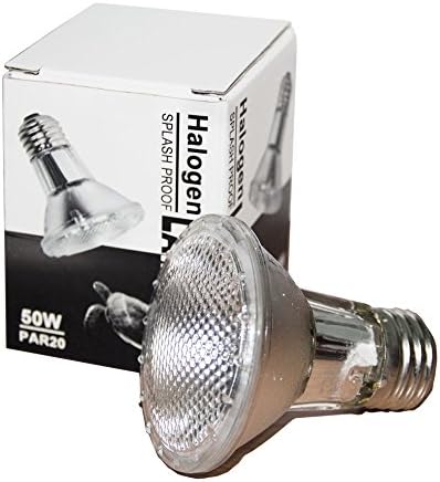 DC ADYOU Turtle Heat Lamp Bulb Splash Proof Halogen Light Bulbs for Aquariums and Chameleon