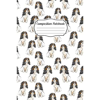 Ruby Cavalier King Charles Spaniel Spiral Notebook Ruled