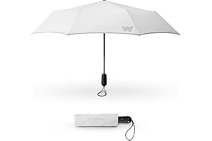 Weatherman Umbrella - Premium Small Compact Mini Umbrella for Travel - Windproof Umbrella Resists Up to 45 MPH Winds - Travel Umbrellas for Rain, Wind, Purse, Pocket, Backpack, Car - Portable Travel Umbrella Easy Auto Open Close w/ Strong Fiberglass Frame