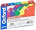 Oxford Poly Index Card Guides, Alphabetical, A-Z, Assorted Colors, 4