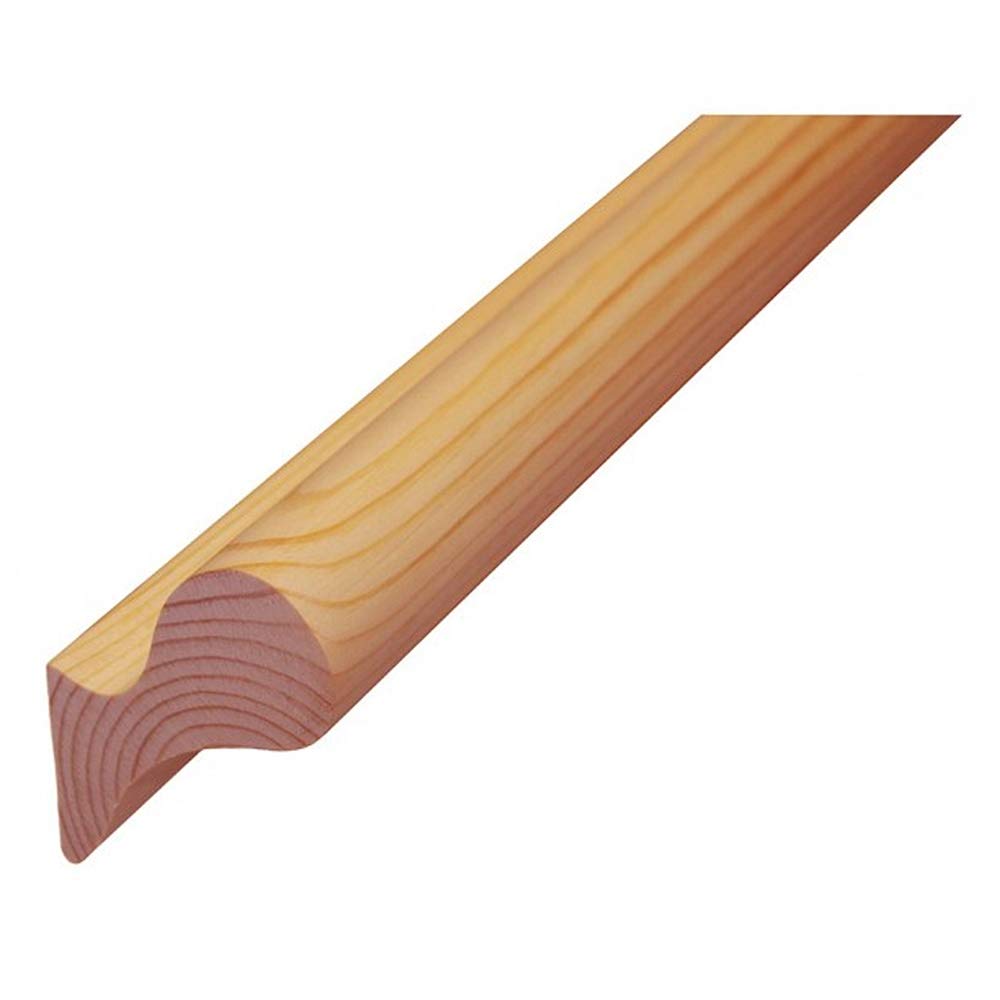 Pigs Ear Pattern Wall Fix Stair Handrail, Pine, 3.0 metre Amazon.co.uk