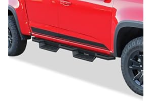 APS Stainless Steel Pocket Steps Running Boards Compatible with Chevy Colorado GMC Canyon 2015-2024 Crew Cab