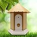 CY Ultrasonic Outdoor Dog Bark Controller Anti Barking House No Barking Household Training Tool Device in Birdhouse Shape (Yellow)
