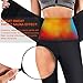 URSEXYLY Women high Waist Workout Shorts Power Flex Capri Compression Legging Tights (Black Yoga Leggings Waist Control, XL)