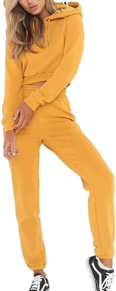 yellow tracksuit set