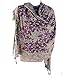 SILVERFEVER Silver Fever Pashmina - Jacquard Paisley Shawl - Stylish Scarf - Double Sided Wrap (Mauve/Tan)