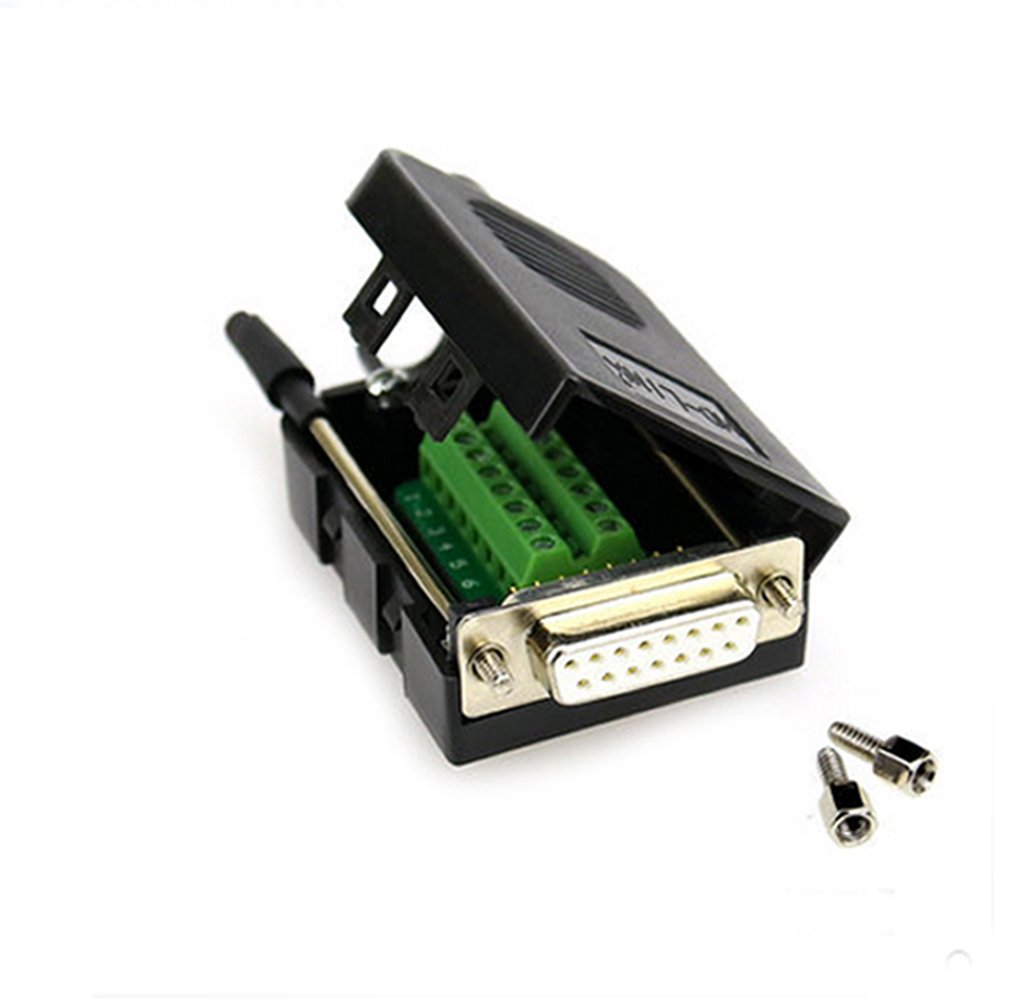 Aazon.co: Twinkle Bay D-SUB DB15 Acho De 15 Pines Conector A Placa
