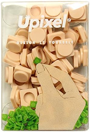 Upixel Small Pixel Chips - Create Pixel Art on Backpacks, Purses, iPhone Cases &amp; More – Beige