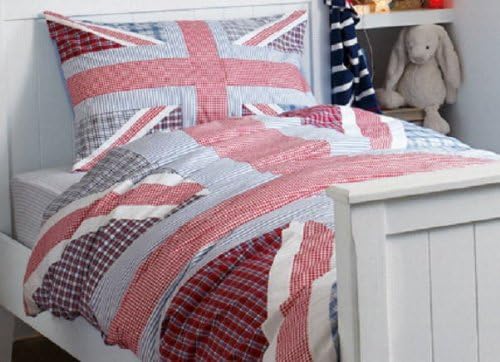 Amazon Co Jp 英国 Laura Ashley Kids ローラアシュレイ キッズ ユニオンジャック シングルサイズ 布団カバー 枕カバーセット Harry 並行輸入品 ホーム キッチン