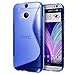 Cimo [FLEX GEL] HTC One M8 Case Premium TPU Ultra Slim Fit Cover for The All New HTC One / HTC One 2 / HTC One 2014 (2014) - Blue