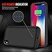 iPhone X /10 Battery Case iPosible 5200mAh Portable Slim Charging Cases for iPhone X /10 Bankup Pack (5.8inch) Extended Protective Charger Cover-Black