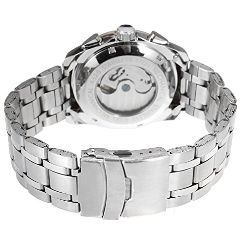 Forsining Hombres de acero inoxidable analógico automático Tourbillon reloj de pulsera fsg9404 m4t2 - Imagen 4