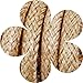 DailyShoes Girls Round Waxed Shoelaces Ox Flat Dress Canvas Shoe Laces, (Great for Running Shoes), (ONE PAIR), Brown, 27
