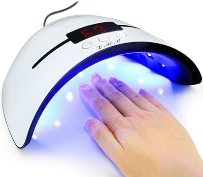 LKE LED UV Nail Lamp Gel Polish Dryer 3 Timers Digital Display USB Auto Sensor