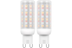 I-SHUNFA Wi-Fi RGBCW Smart G9 LED Bulbs,Compatible with Alexa/Google Home,Multicolour Dimmable,2700K-6500K,4W,400LM AC 120V,B