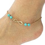 Sandistore Womens Beach Barefoot Toe Chain Link Foot Anklet Chain Jewelry