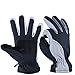 OZERO Winter Gloves, -20°F Cold Proof Thermal Ski Glove for Men & Women - Reinforced PU Palm and Insulated Cotton Insert - Water Resistant & Windproof - Denim-Frost/Berry-Red/Wine-Cream