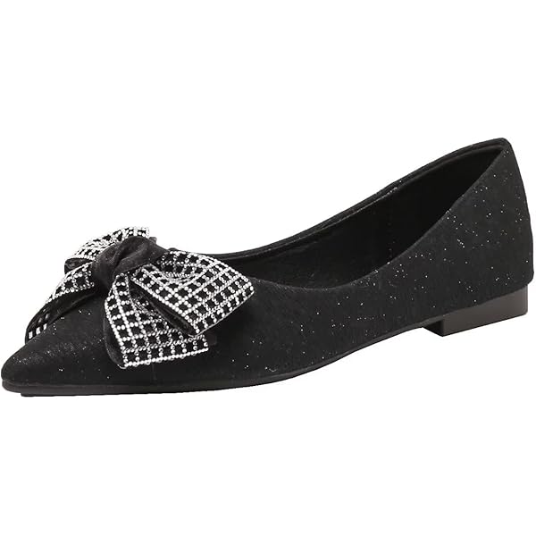 Amazon.com | Nine West Women's Hearts Flat, Black Denim 001, 5 | Flats